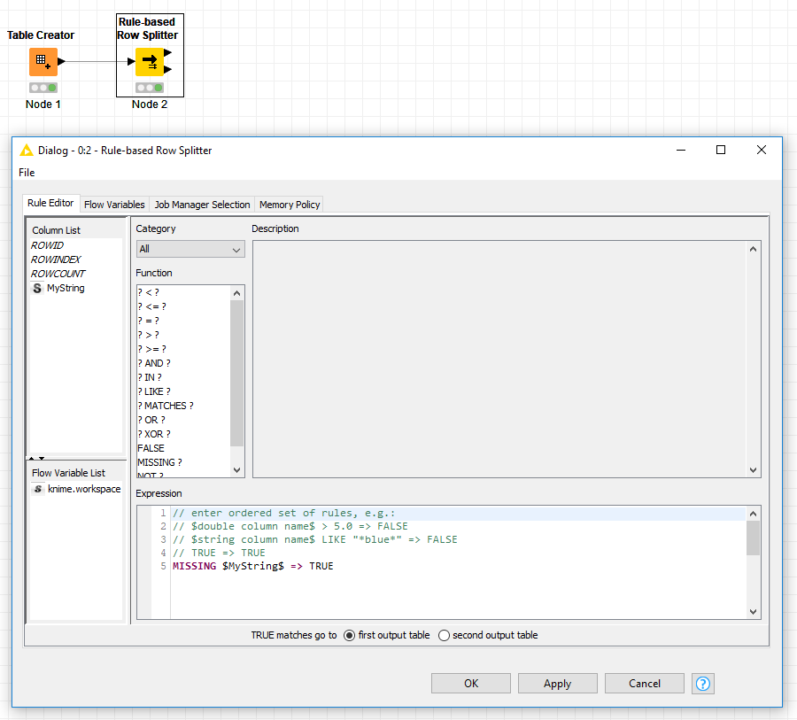 Filter Out The Rows Containing Missing Values Knime Analytics Platform Knime Community Forum